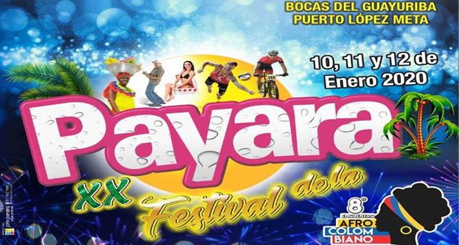 Festival de la Payara 2020 en Puerto López, Meta