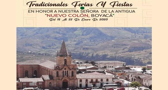 Ferias y Fiestas 2020 en Nuevo Colón, Boyacá