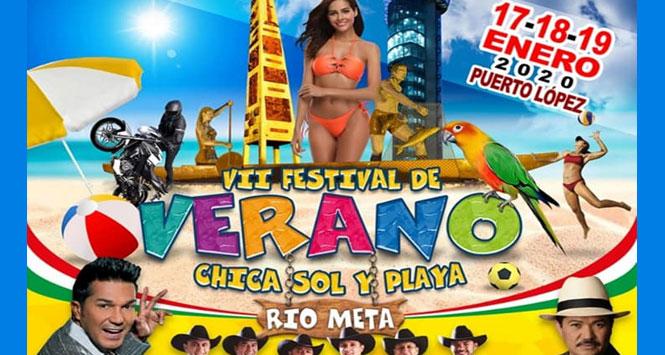 Festival de Verano Chica Sol y Playa 2020 en Puerto López, Meta