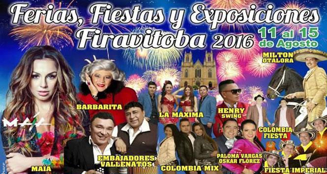 Ferias, Fiestas y Exposiciones 2016 en Firavitoba, Boyacá
