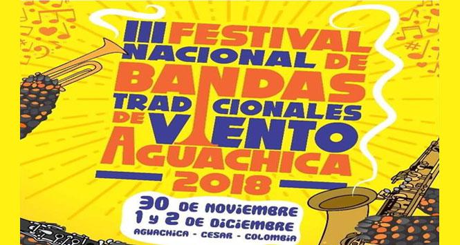 Festival Nacional de Bandas Tradicionales de Vientos 2018 en Aguachica, Cesar