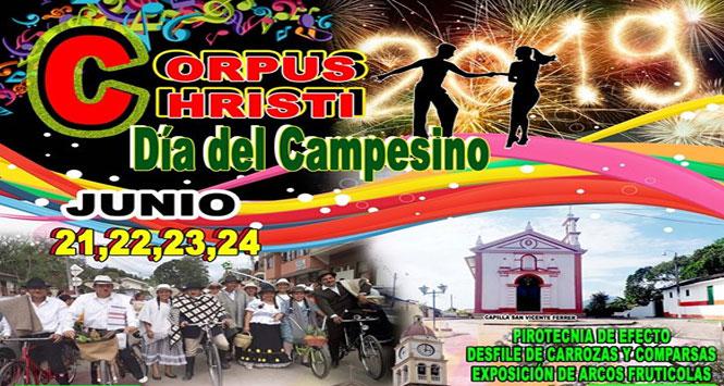 Corpus Christi y Día del Campesino 2019 en Anolaima, Cundinamarca