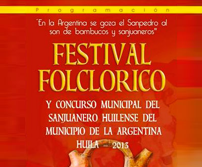 Festival Folclórico en La Argentina, Huila