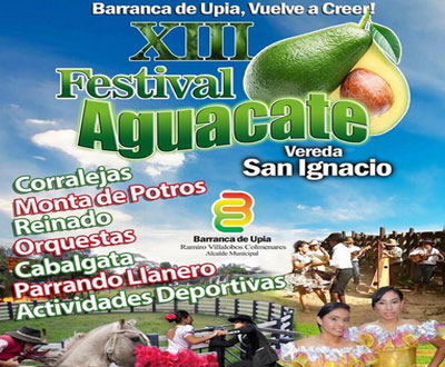 Festival del Aguacate 2014 en Barranca de Upía, Meta