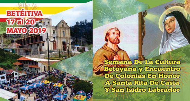 Ferias y Fiestas 2019 en Betéitiva, Boyacá