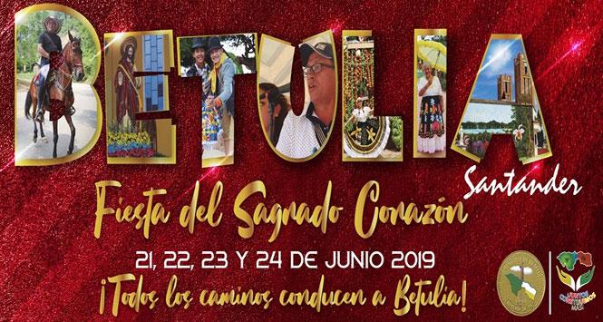 Fiesta del Sagrado Corazón 2019 en Betulia, Santander