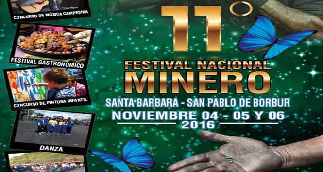 Festival Nacional Minero 2016 San Pablo de Borbur, Boyacá