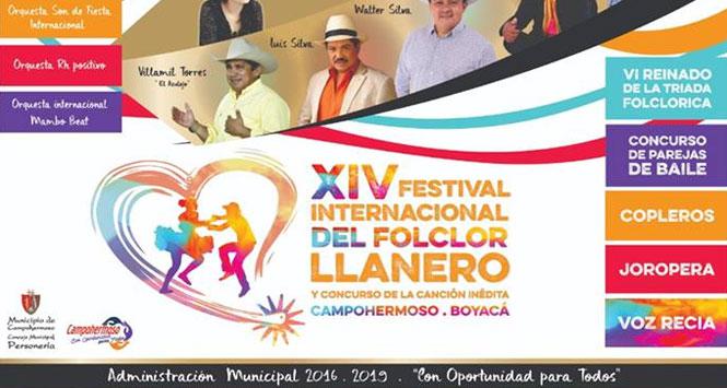 Festival Internacional del Folclor Llanero 2019 en Campohermoso, Boyacá