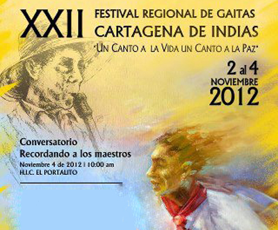 Festival Regional de Gaitas en Cartagena de Indias, Bolívar