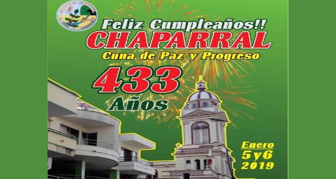 Aniversario Chaparral, Tolima