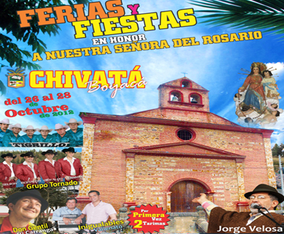 Ferias y Fiestas en Honor a la Virgen del Rosario en Chivatá, Boyacá