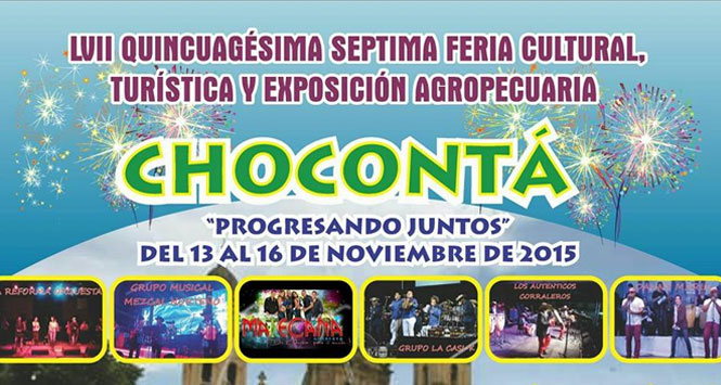 Feria Cultural, Turística y Exposición Agropecuaria 2015 en Chocontá