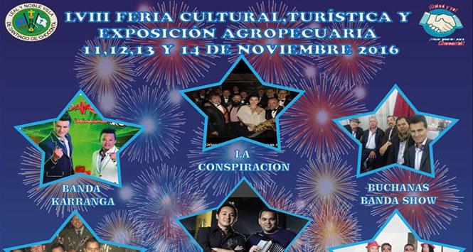 Feria Cultural, Turística y Exposición Agropecuaria 2016 en Chocontá