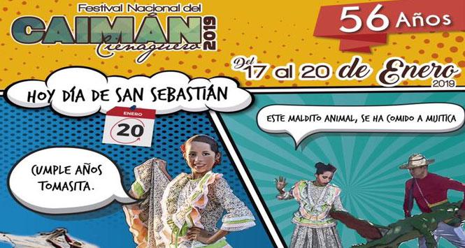 Festival Nacional del Caimán Cienaguero 2019 en Ciénaga, Magdalena