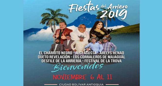 Fiestas del Arriero 2019 en Ciudad Bolívar, Antioquia