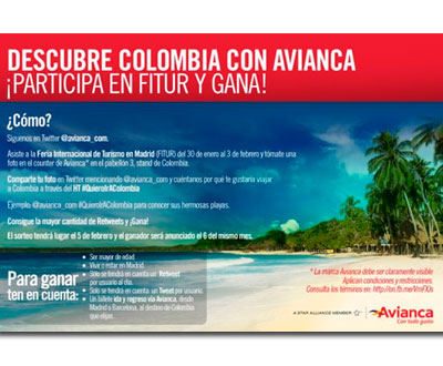 Concurso Descubre Colombia con Avianca