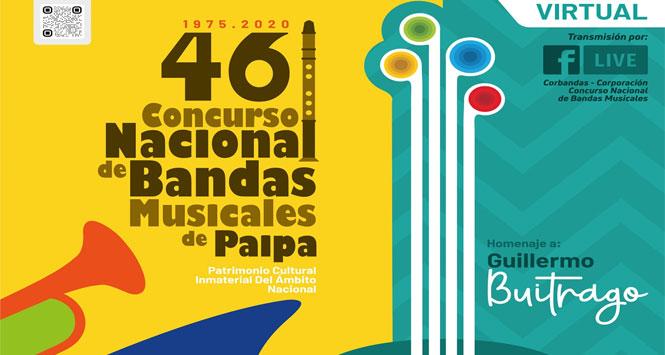 Concurso Nacional de Bandas Musicales 2020 en Paipa, Boyacá