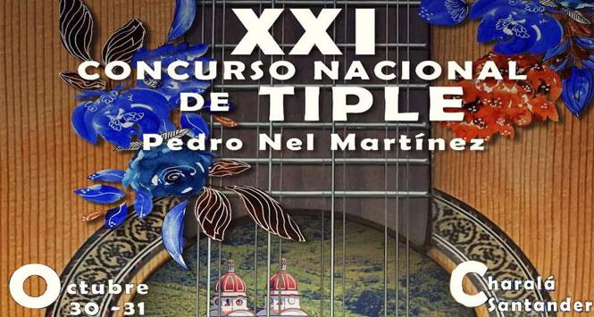 Concurso Nacional de tiple “Pedro Nel Martínez” 2021 en Charalá, Santander