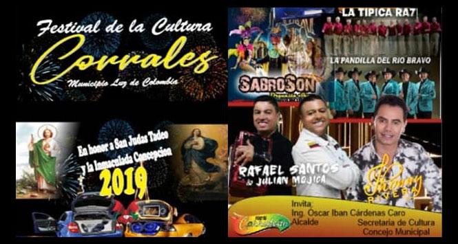 Ferias y Fiestas 2019 en Corrales, Boyacá