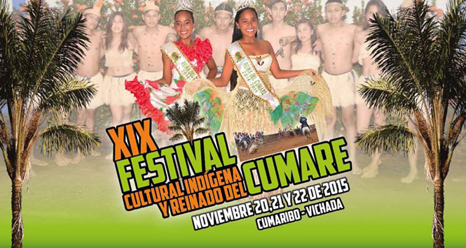 Festival Cultural Indígena y Reinado de Cumare 2015 en Cumaribo