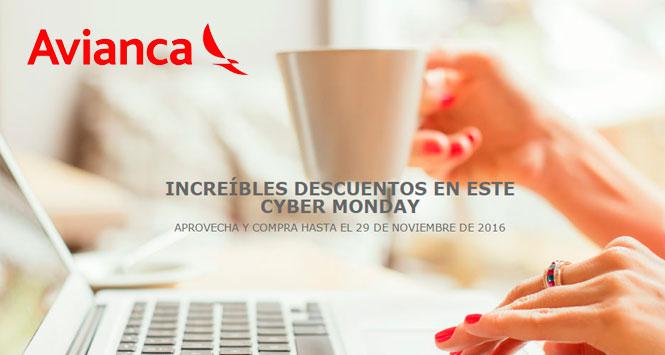Tiquetes y vuelos baratos en Avianca en Cyber Lunes