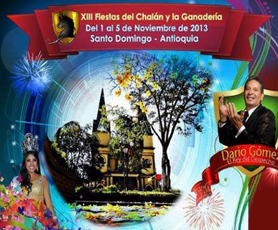 Fiestas del Chalán y la Ganadería en Santo Domingo, Antioquia