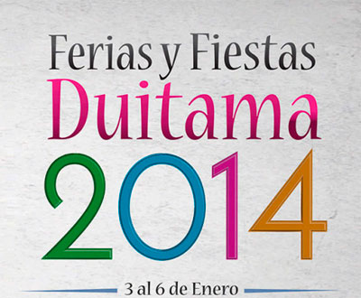 Programación Ferias y Fiestas de Duitama 2014, en Boyacá