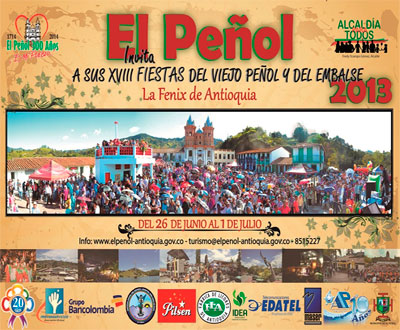 Fiestas del Viejo Peñol y del Embalse en El Peñol, Antioquia