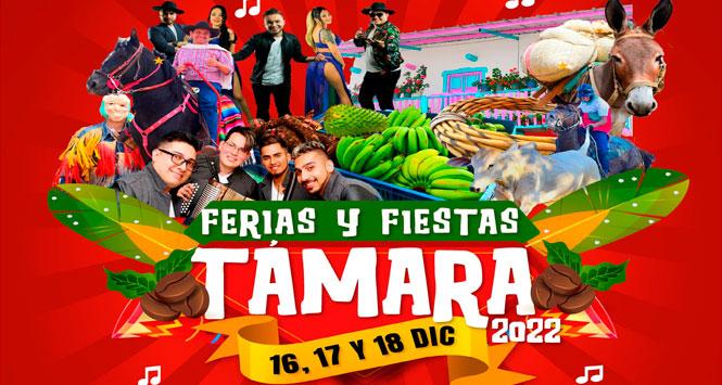 Ferias y Fiestas 2022 en Támara, Casanare