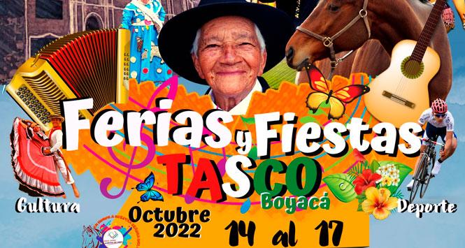 Ferias y Fiestas 2022 en Tasco, Boyacá