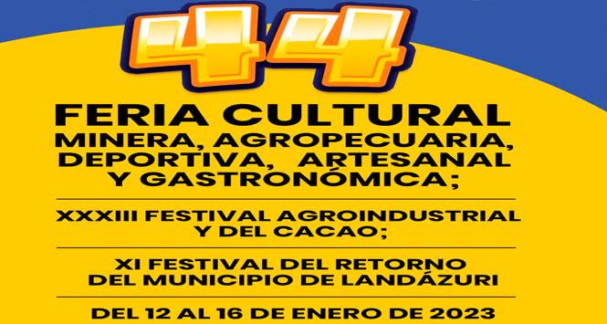 Ferias y Fiestas 2023 en Landázuri, Santander