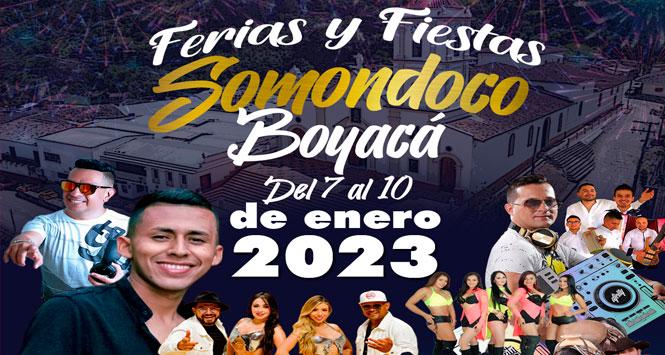 Ferias y Fiestas 2023 en Somondoco, Boyacá