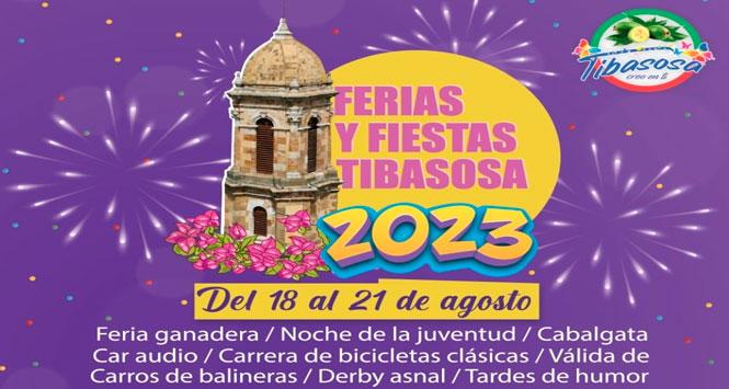 Ferias y Fiestas 2023 en Tibasosa, Boyacá