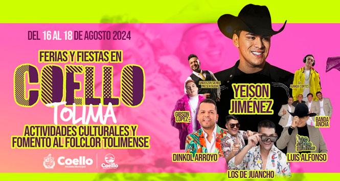 Ferias y Fiestas 2024 en Coello, Tolima Ferias y Fiestas 2024 en Coello, Tolima