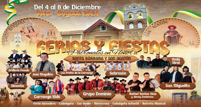 Ferias y Fiestas 2024 en Sora, Boyacá Ferias y Fiestas 2024 en Sora, Boyacá