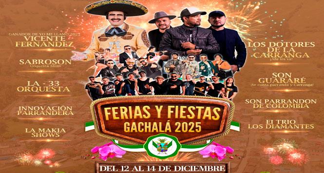 Ferias y Fiestas 2025 en Gachalá, Cundinamarca