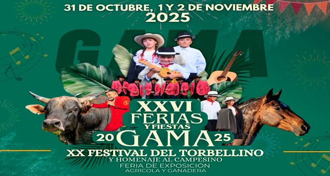 Ferias y Fiestas 2025 en Gama, Cundinamarca