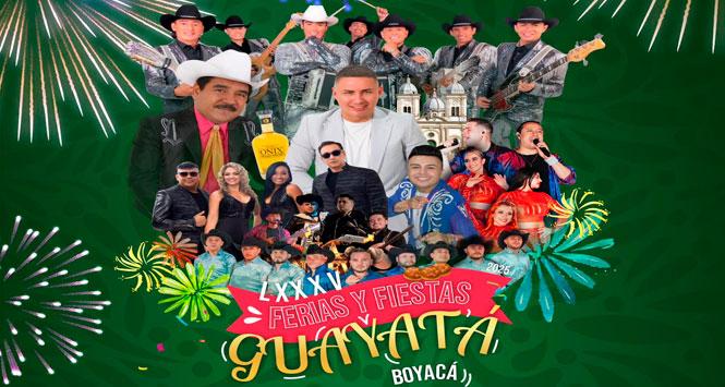 Ferias y Fiestas 2025 en Guayatá, Boyacá