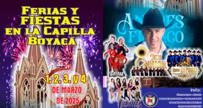 Ferias y Fiestas 2025 en La Capilla, Boyacá Ferias y Fiestas 2025 en La Capilla, Boyacá