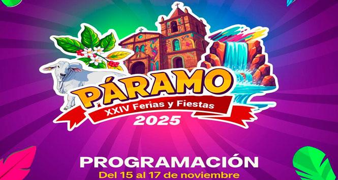 Ferias y Fiestas 2025 en Páramo, Santander