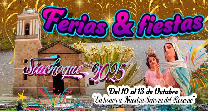 Ferias y Fiestas 2025 en Siachoque, Boyacá