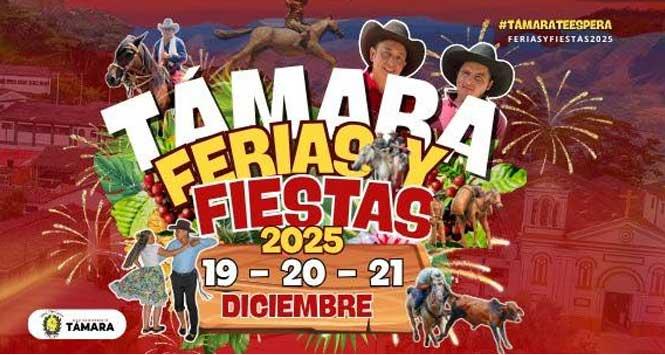 Ferias y fiestas 2025 en Támara, Casanare