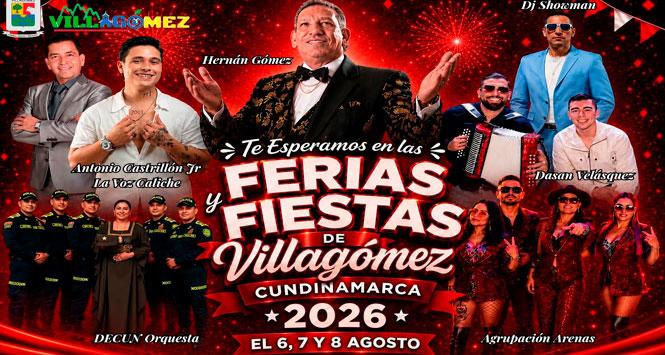 Ferias y Fiestas 2026 de Villagómez, Cundinamarca