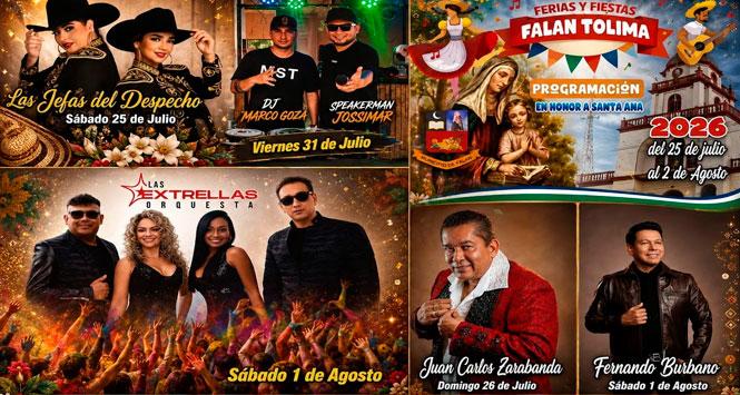 Ferias y Fiestas 2026 en Falan, Tolima