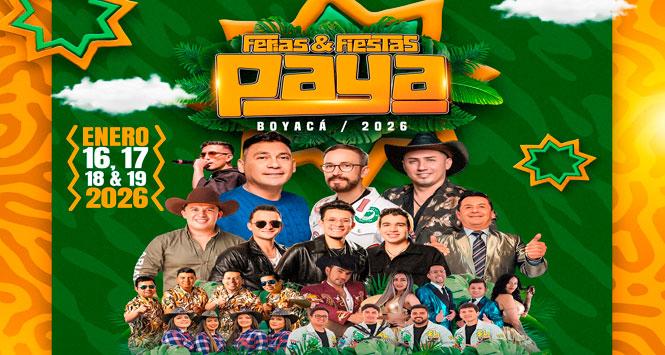 Ferias y Fiestas 2026 en Paya, Boyacá