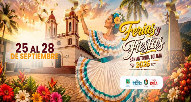 Ferias y Fiestas 2026 en San Antonio, Tolima