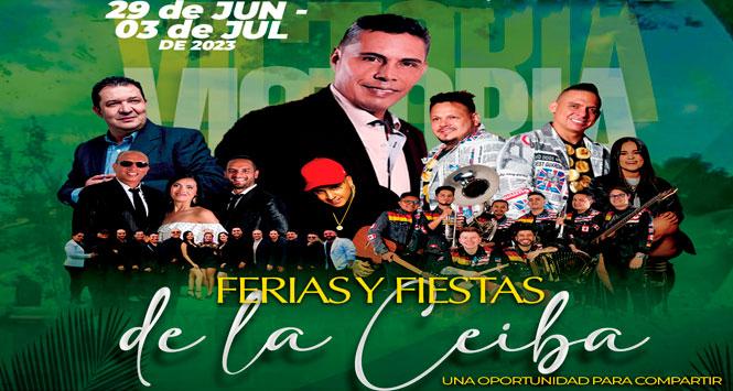 Ferias y Fiestas de la Ceiba 2023 en Victoria, Caldas