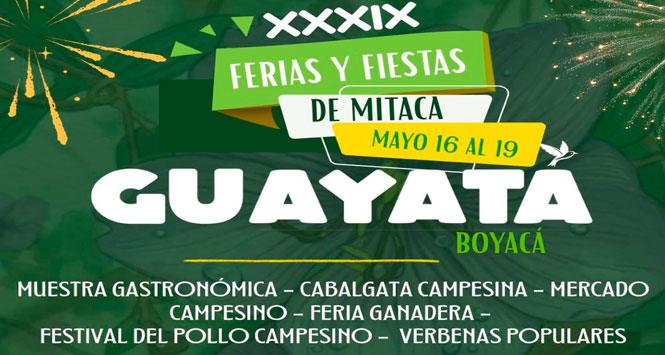 Ferias y Fiestas de Mitaca 2026 en Guayatá, Boyacá