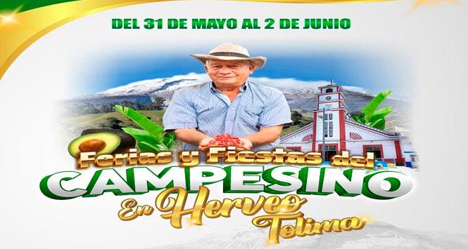 Ferias y Fiestas del Campesino 2025 en Herveo, Tolima