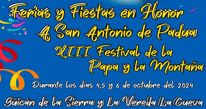 Ferias y Fiestas en honor a San Antonio de Padua 2024 en Güicán de la Sierra, Boyacá
